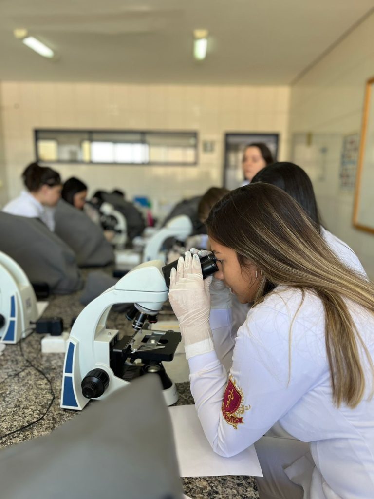 Explorando o mundo da odontologia aula prática com a Profª Lilian Regina (6)