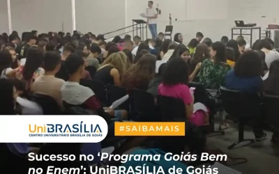 Sucesso no ‘Programa Goiás Bem no Enem’, UniBRASÍLIA de Goiás recebe recorde de estudantes