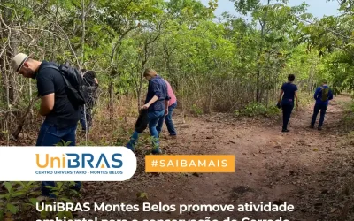 UniBRAS Montes Belos promove atividade ambiental para a conservação do Cerrado